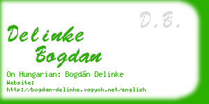 delinke bogdan business card